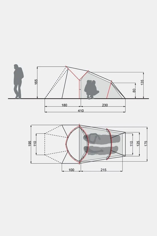 VAUDE Chapel Sul XT 2P Tent 7 VAUDE Chapel Sul XT 2P Tent - Afbeelding 7
