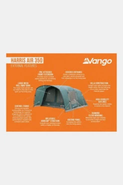 Vango Harris Air 350 Tent -Camping Essentials Verkoop g5fc3y0029 5050 03 nl