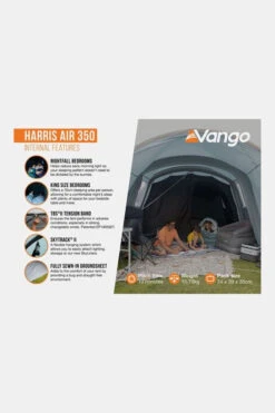 Vango Harris Air 350 Tent -Camping Essentials Verkoop g5fc3y0029 5050 05 nl