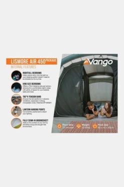 Vango Lismore Air 450 Package Tent -Camping Essentials Verkoop g5fd3y0020 5050 04 nl