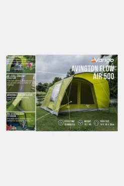 Vango Avington Flow Air 500 Tent -Camping Essentials Verkoop g5fe3y0001 5050 05 nl