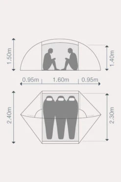 Exped Orion III UL Green 3P Hybride Tent -Camping Essentials Verkoop maacc70043 5250 05 nl