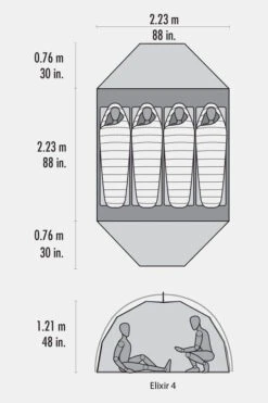 MSR Elixir 4-Persoons Tent -Camping Essentials Verkoop maadc70021 5252 05 nl